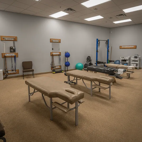 Rehab and treatment room at Catalyst Chiropractic and Rehab