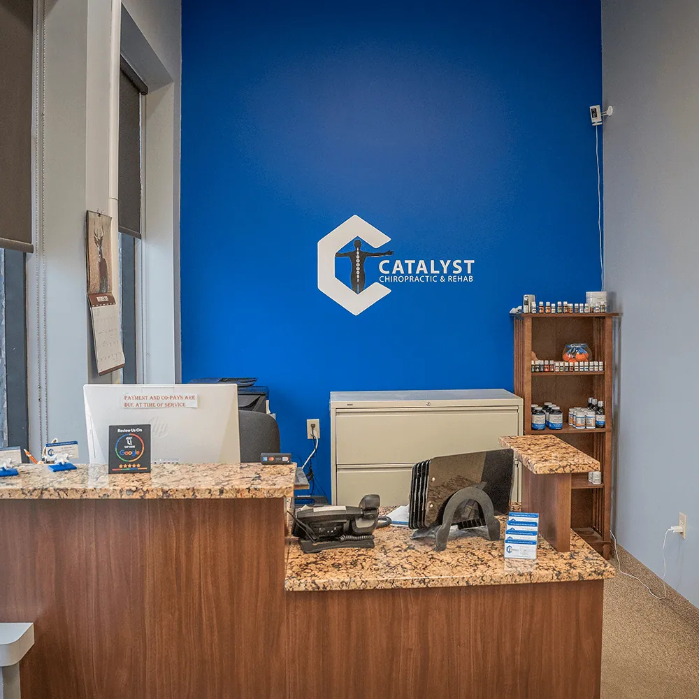 Front desk at Catalyst Chiropractic and Rehab